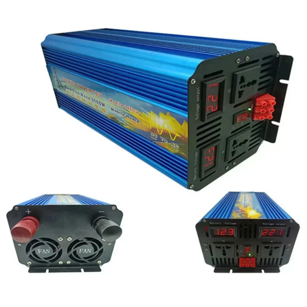 5000W 12V 24V 36V 48V 60V 72V  - огляд і ціна Pure Sine Wave Inverter 5000W 48V 220V